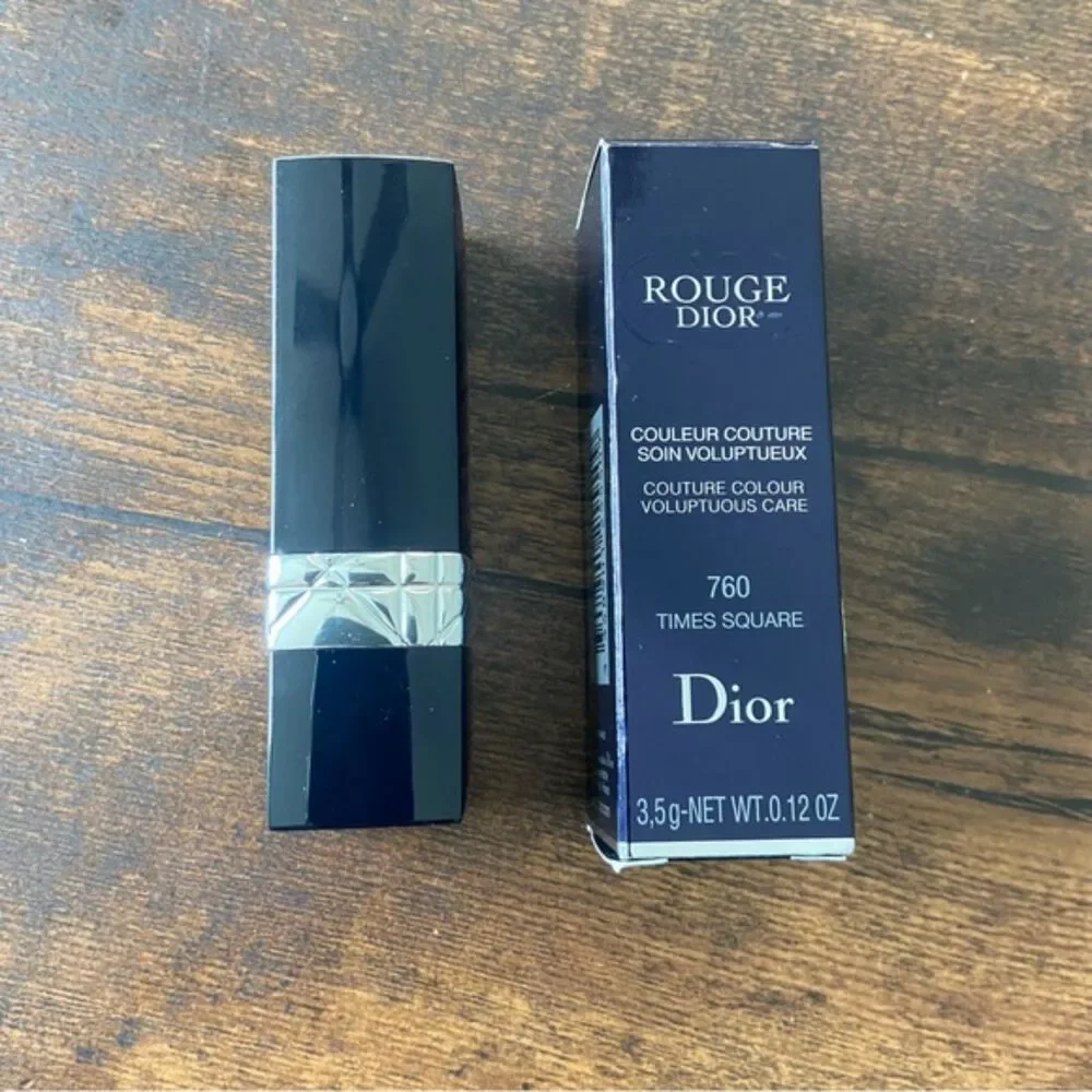 Dior Rogue Couture Color Hydrating Lipstick 760 Time Square Pink Matte NEW 3.5g